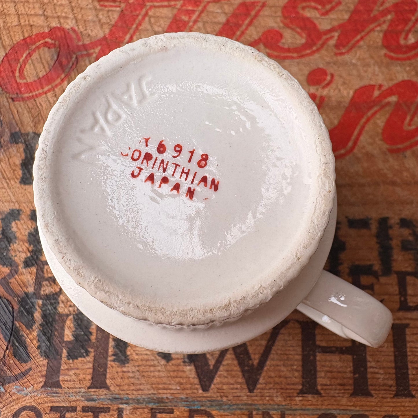 【1970s JAPAN vintage】Flower Stack Mug