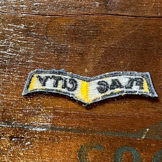 【USA vintage】ワッペン FLAG CITY