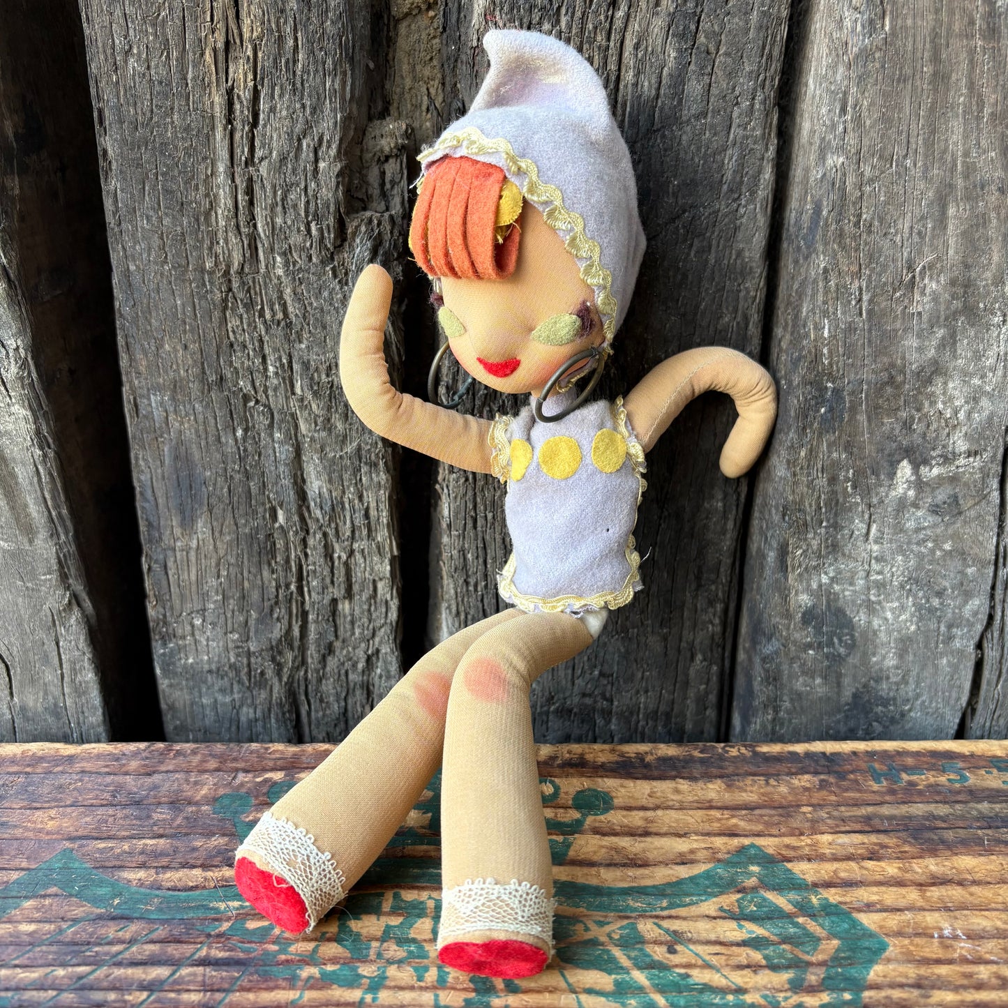 【USA vintage】pose girl doll