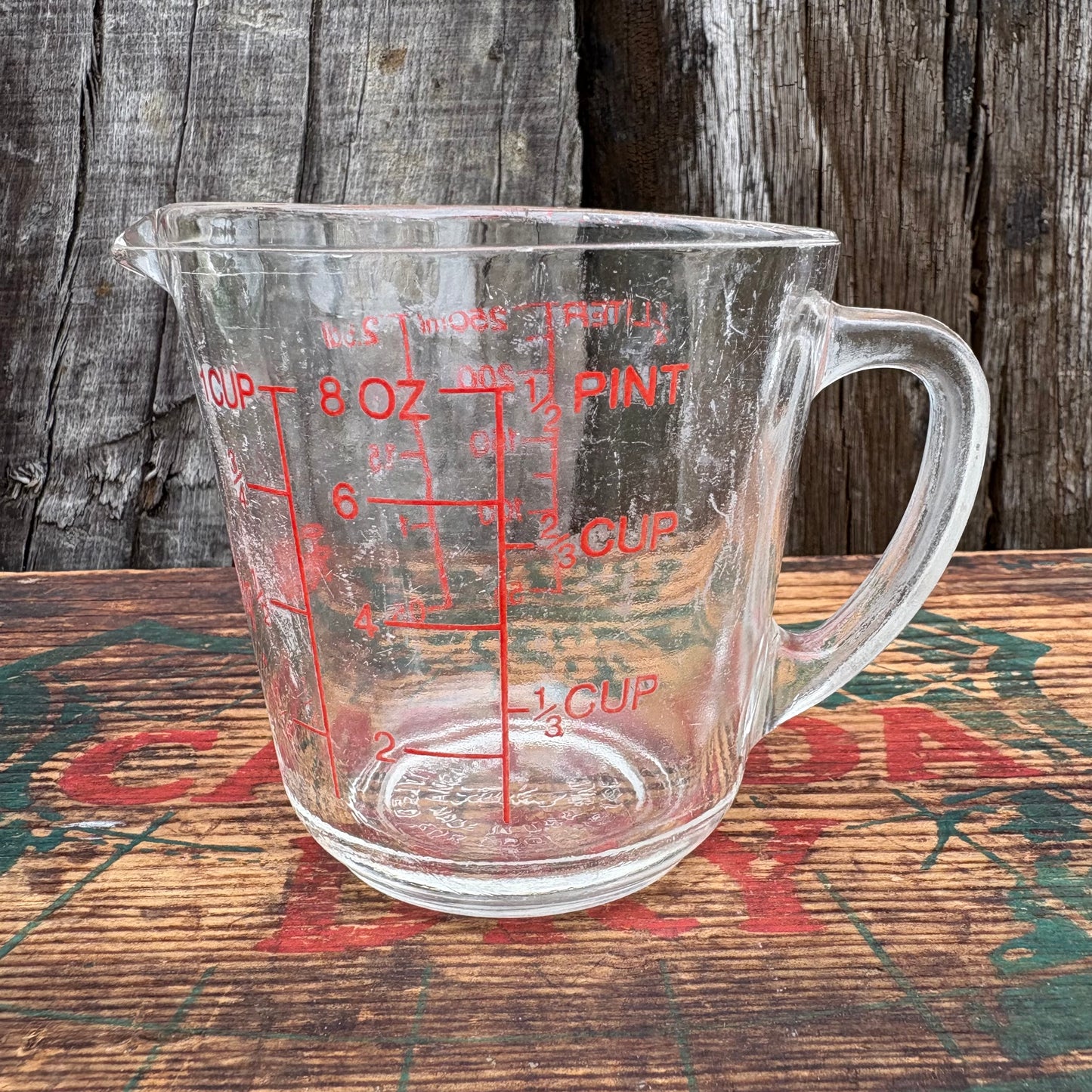 【1960s-1970s USA vintage】Fire-King measuring cup