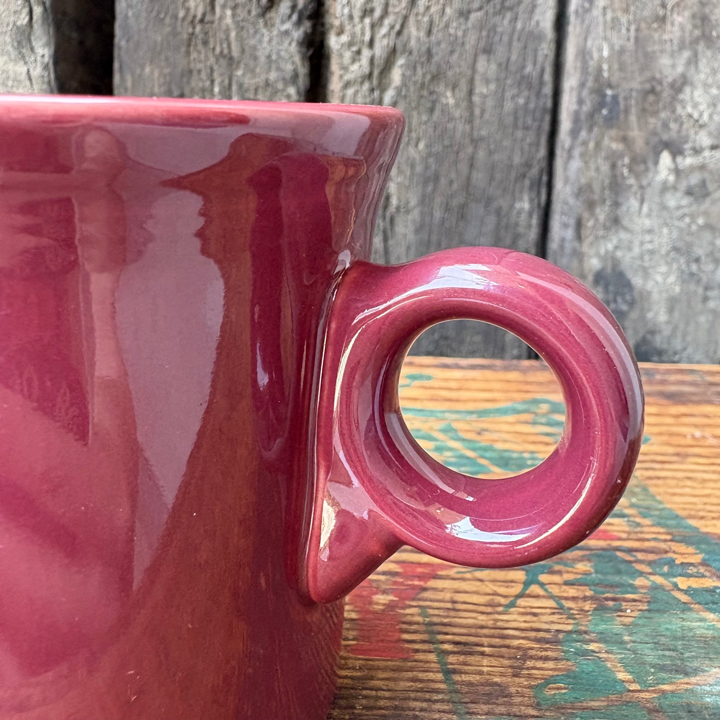 【USA vintage】fiesta mug claret
