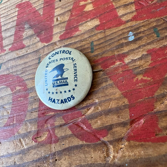 【USA vintage】PINBACK BUTTON U.S.MAIL