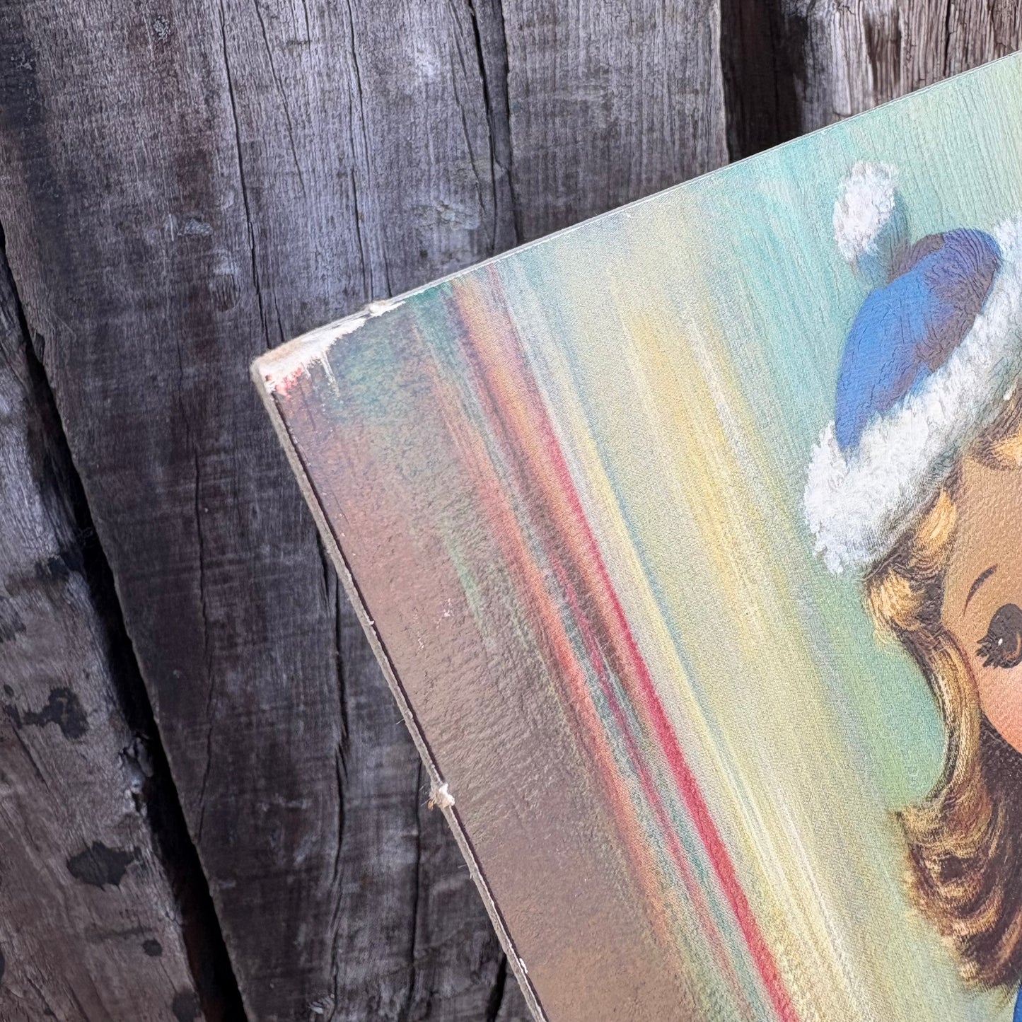 【1960s USA vintage】EDEN BIG EYES wall art 3