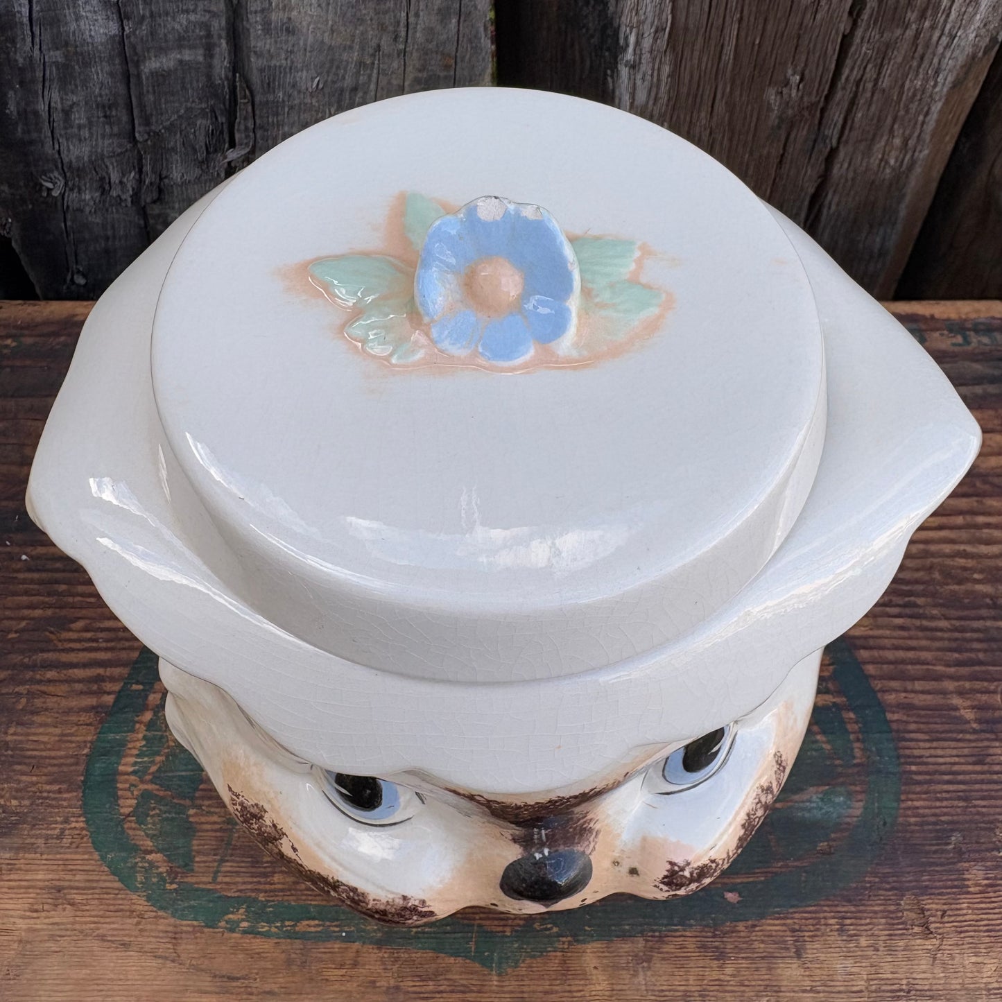 【1970s USA vintage】LEFTON CAT Cookie jar