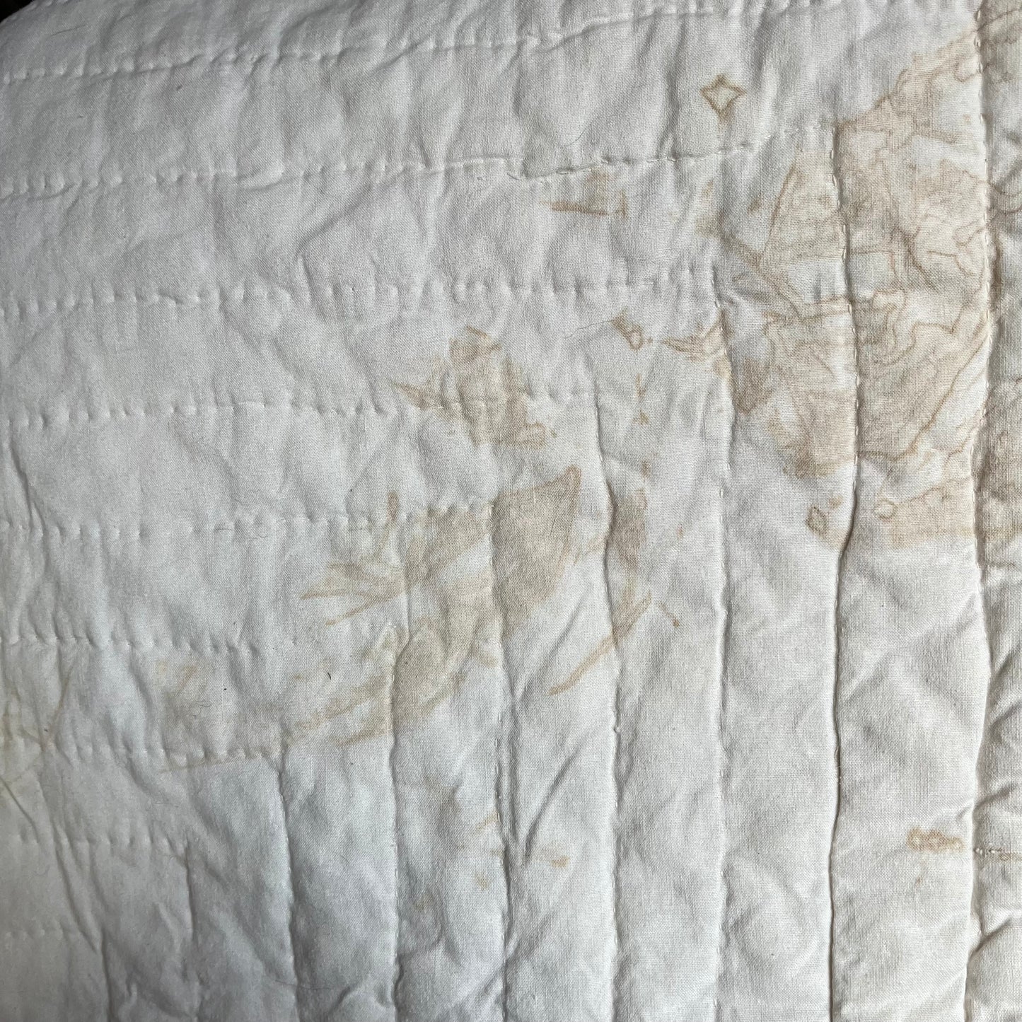 【USA vintage】Square Motif antique quilt