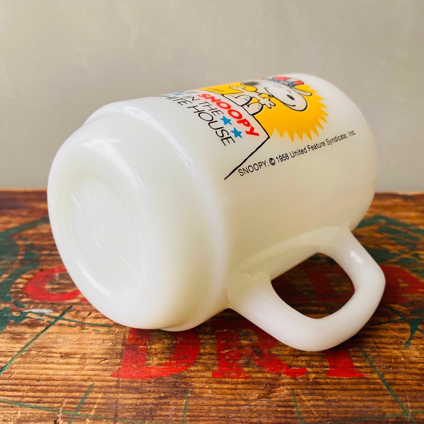 【1980s USA vintage】Fire-King SNOOPY No.3