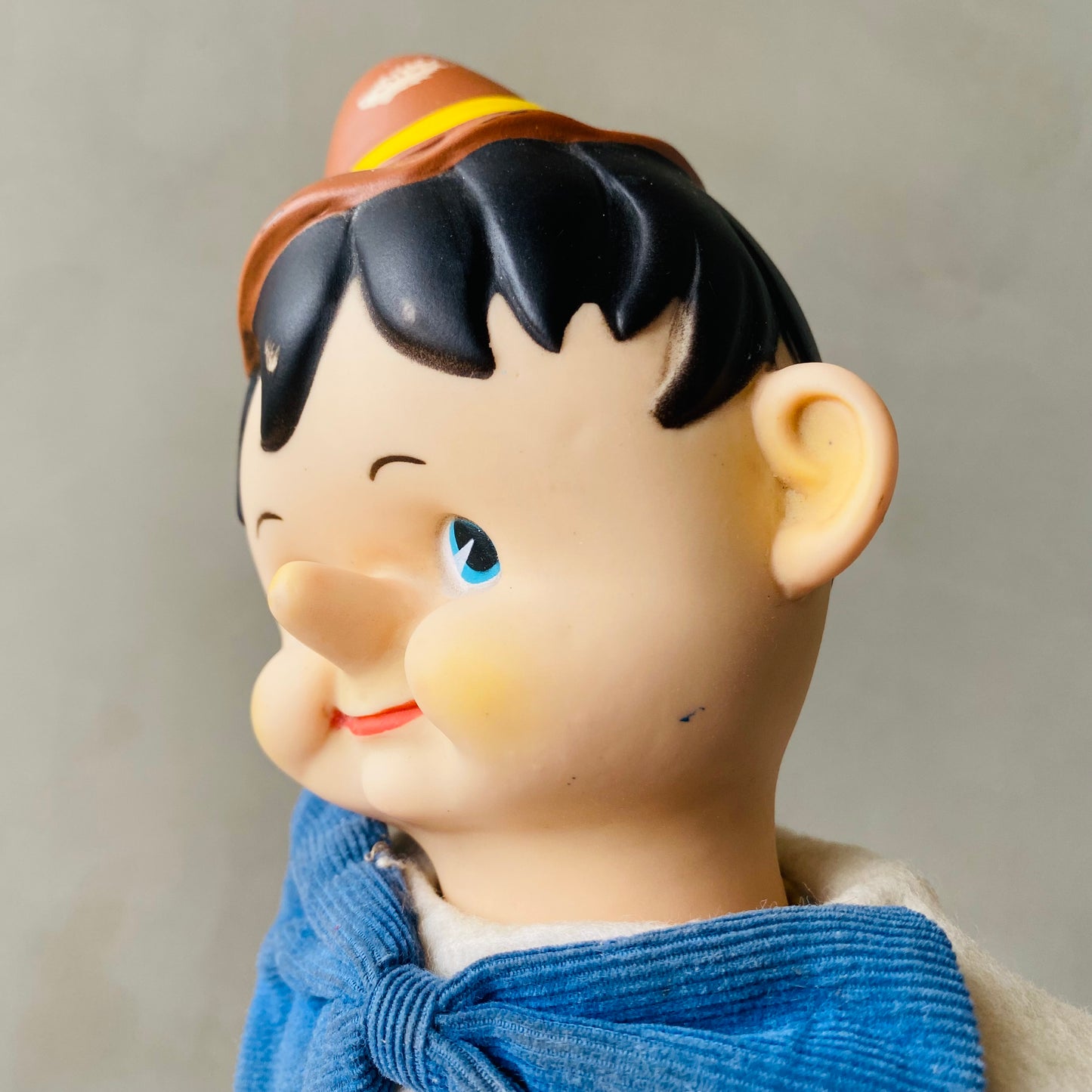 【1965 USA vintage】KNICKER BOCKER rubber face doll ピノキオ