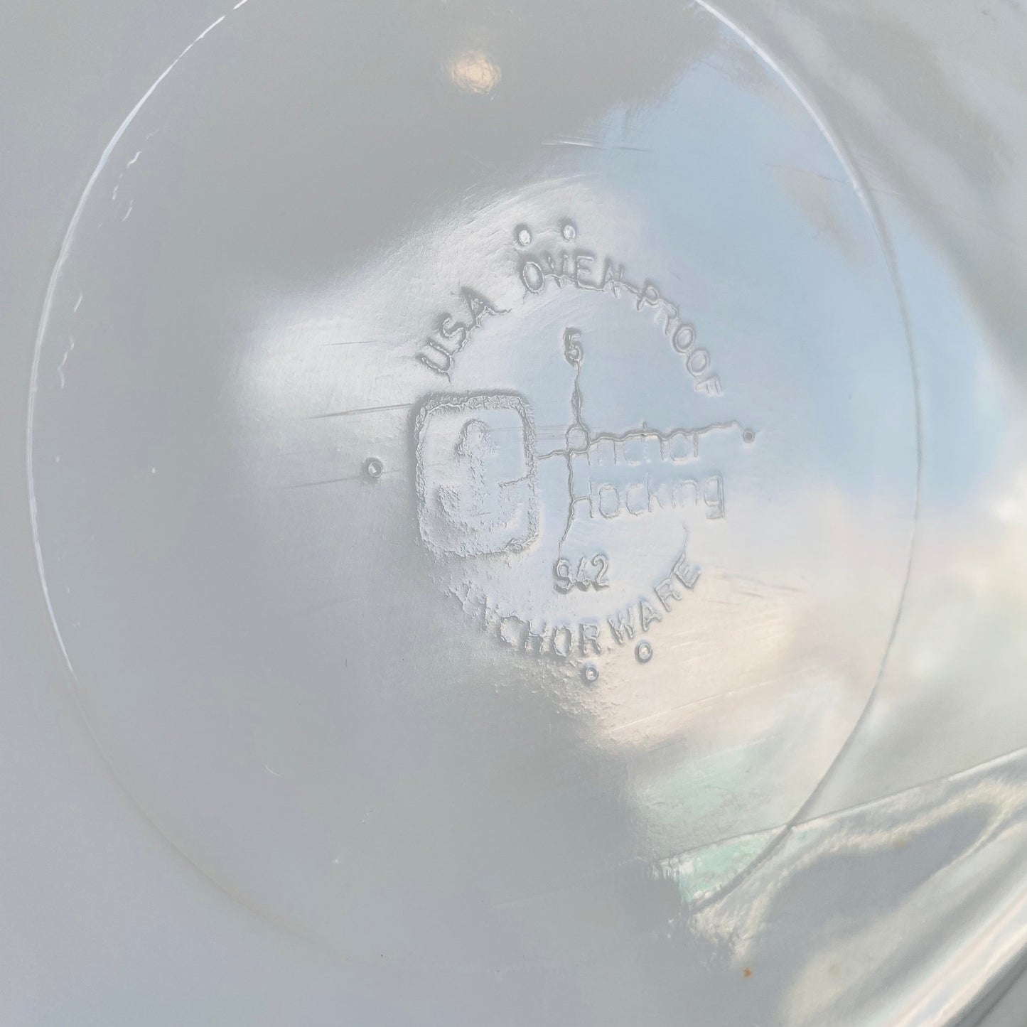 【USA vintage】Anchor Hocking オーバルプレート