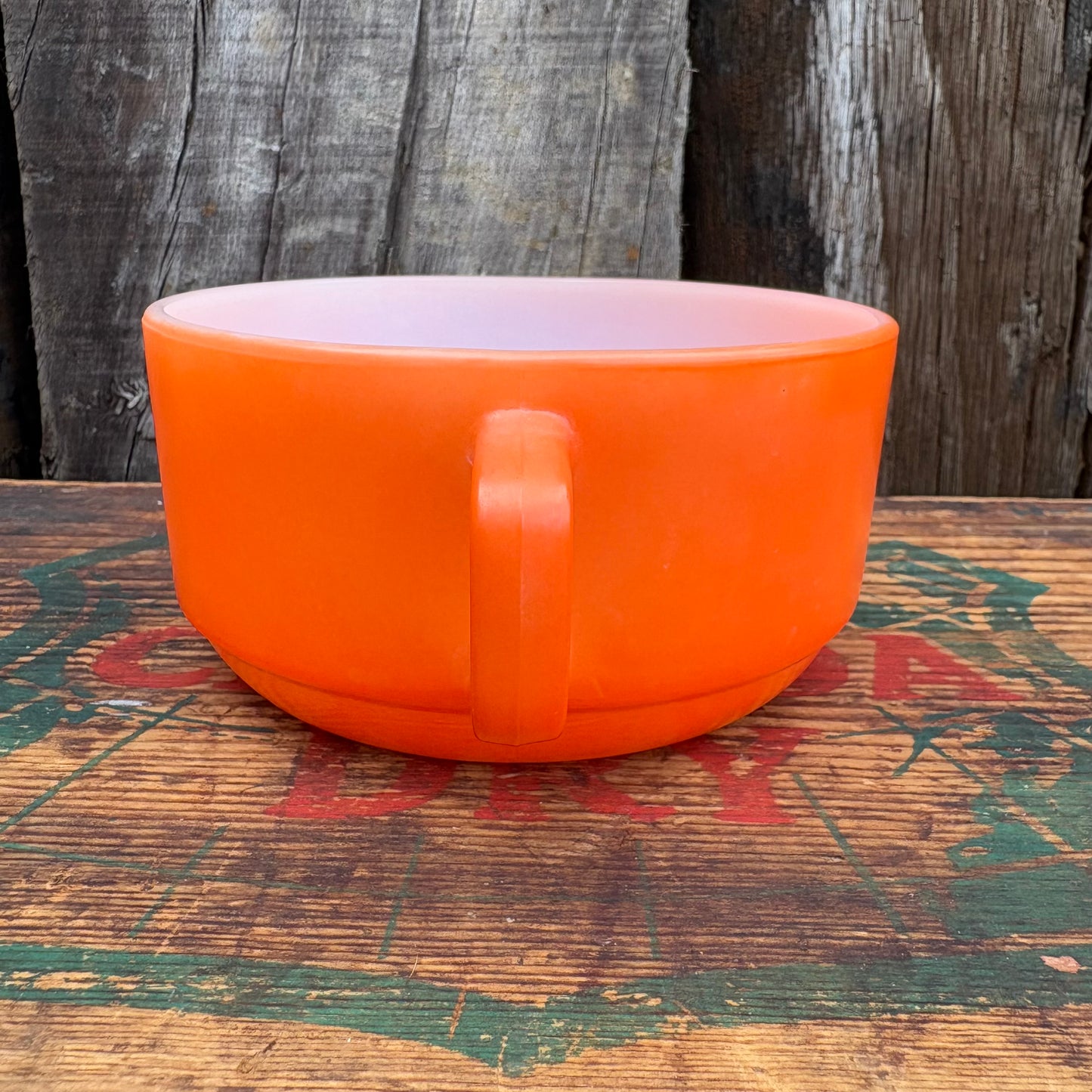 【1960-1976 USA vintage】Fire-King soup mug cup