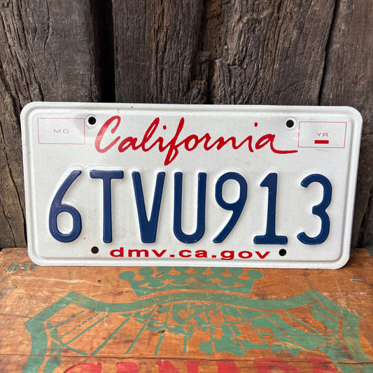 【1980s- USA vintage】 California License Plate