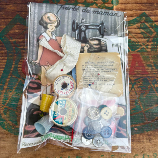 【1950s USA vintage】sewing set 2