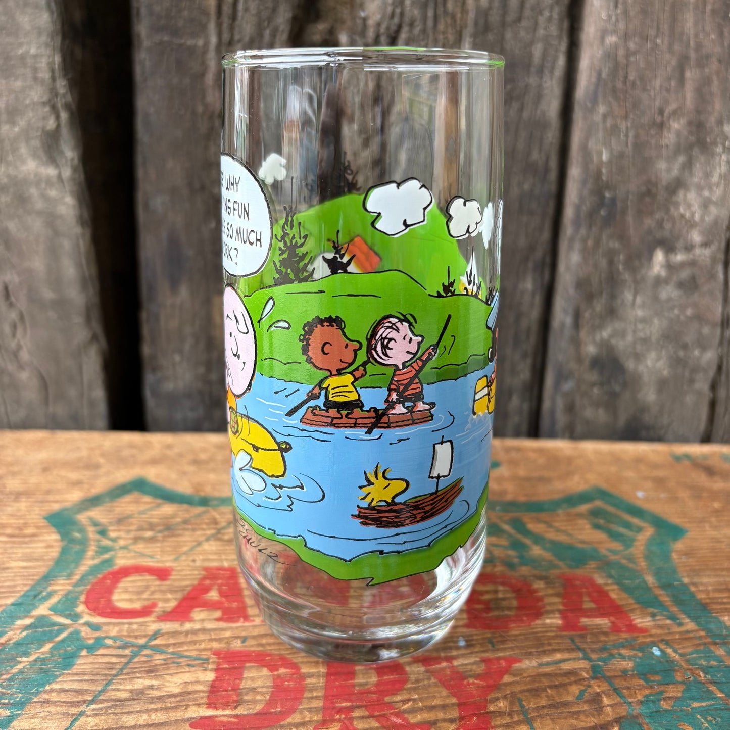 【1980s USA vintage】McDonald ×PEANUTS CAMP SNOOPY COLLRCTION glass 4