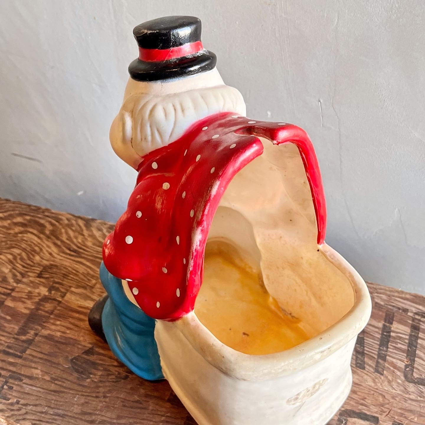 【USA vintage】Pierrot brush holder ピエロ ブラシホルダー