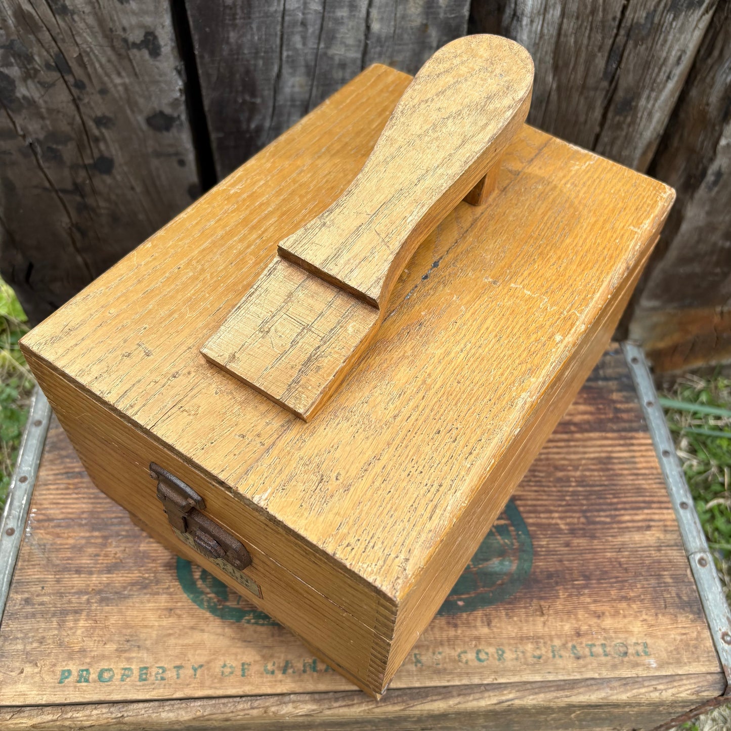 【USA vintage】 GRIFFIN Shoe Shine Box