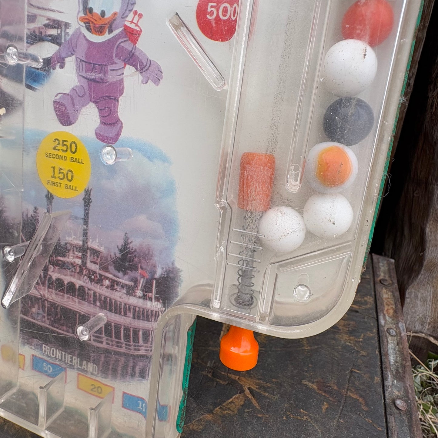 【1960s USA vintage】Disneyland Pinball Game