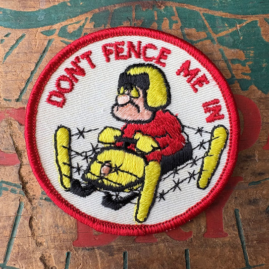 【USA vintage】Wappen DON’T FENCE ME IN