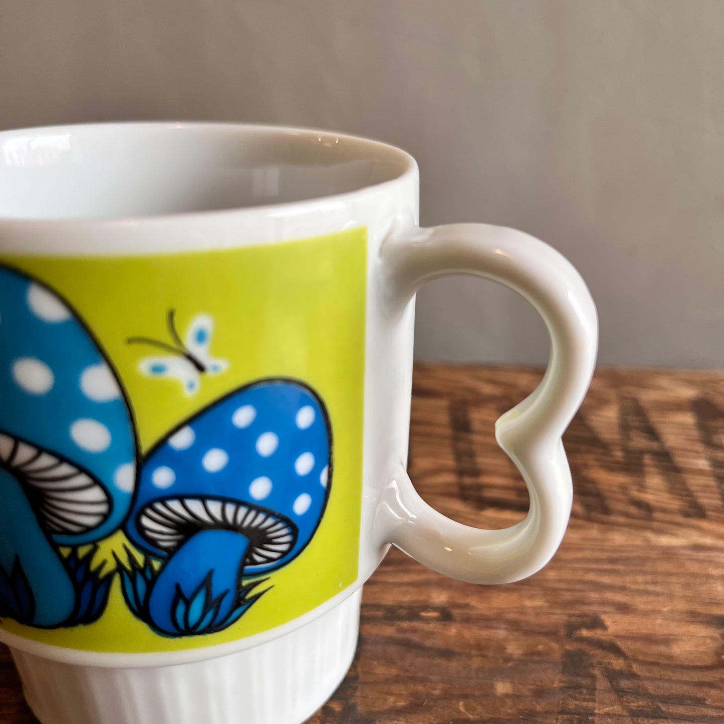 【70's JAPAN】マグカップ キノコ