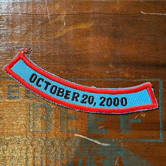 【USA vintage】ワッペン October 20, 2000