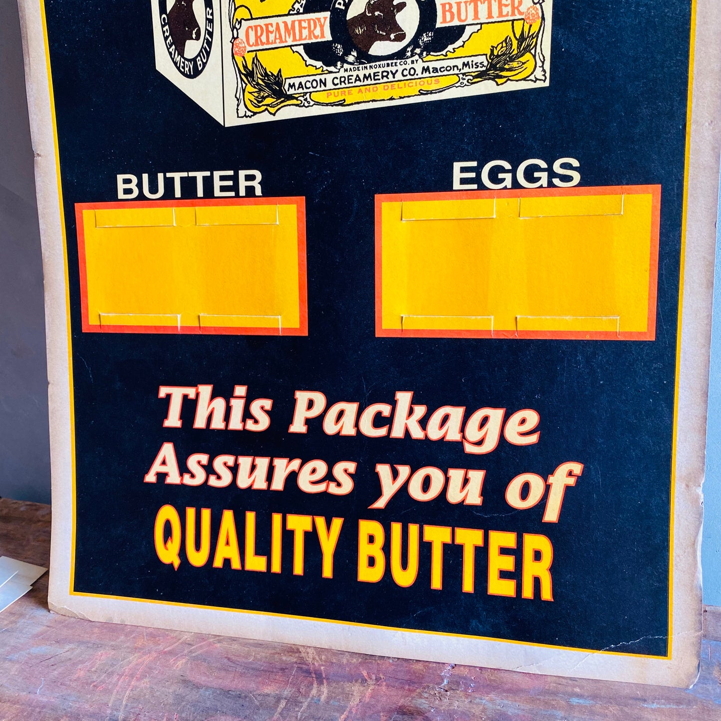 【USA vintage】advertisement 乳製品 広告 看板