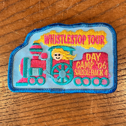 【USA vintage】ワッペン WHISTLESTOP TOUR DAY CAMP