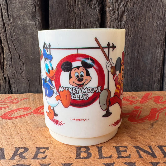 【1970s USA vintage】Mickey Mouse Club March Plastic Mug