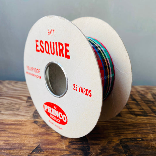 【vintage】クリスマス ラッピングリボン チェック タータン