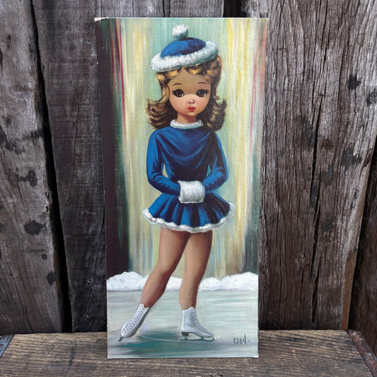 【1960s USA vintage】EDEN BIG EYES wall art 3