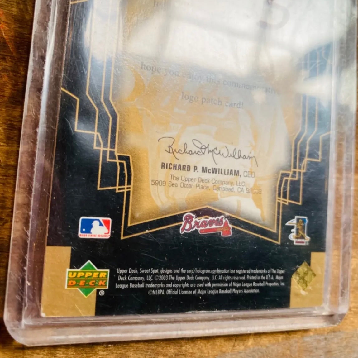 SWEET SPOT PATCHES MLB 記念ワッペン カード 25