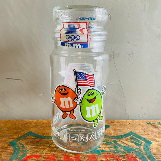 ▶︎▶︎SALE▶︎▶︎【1980s USA vintage】m&m's glass Jar