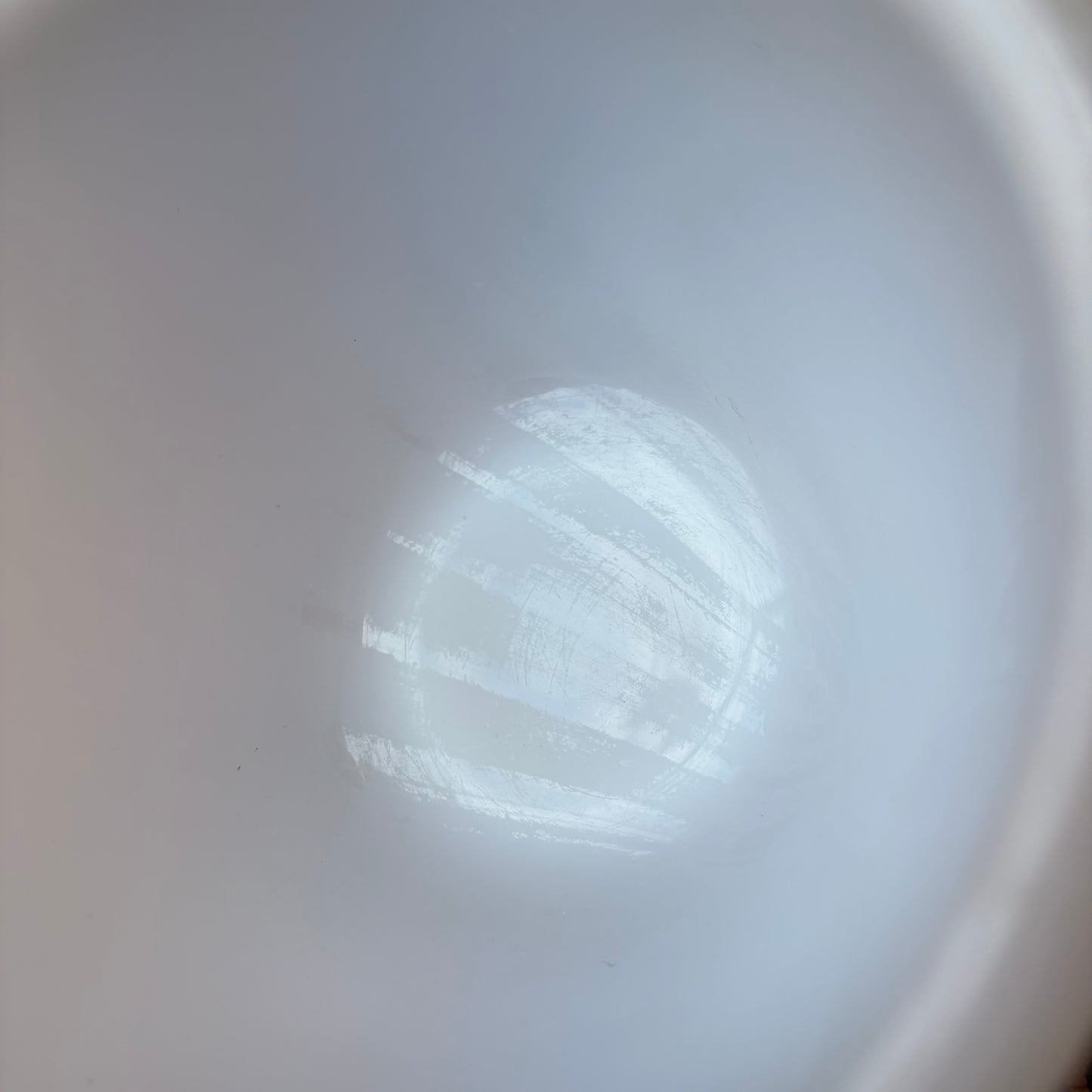 【USA vintage】GLASBAKE Sunbeam Milk Glass Mixing Bowl