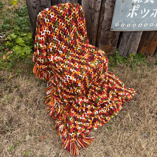 【USA vintage】granny blanket
