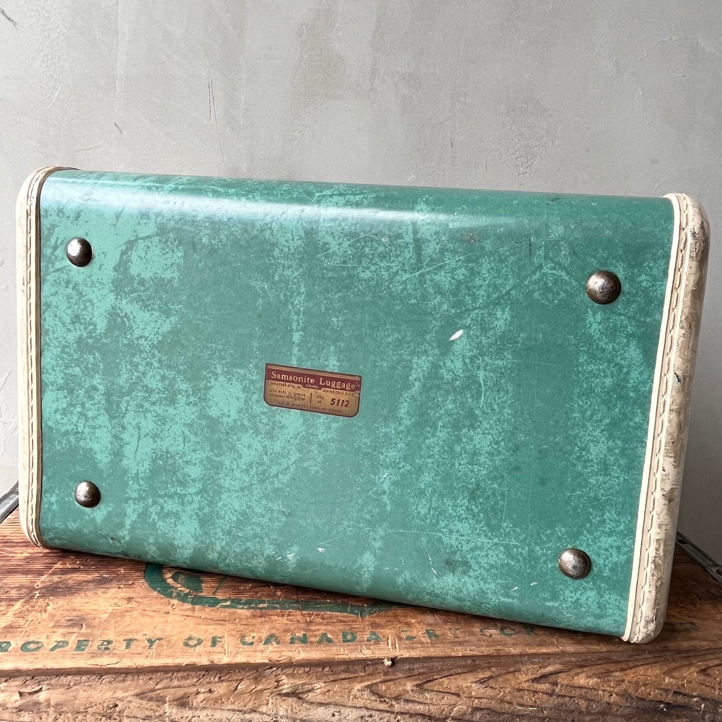 【50s USA vintage】Samsonite Travel Train Case