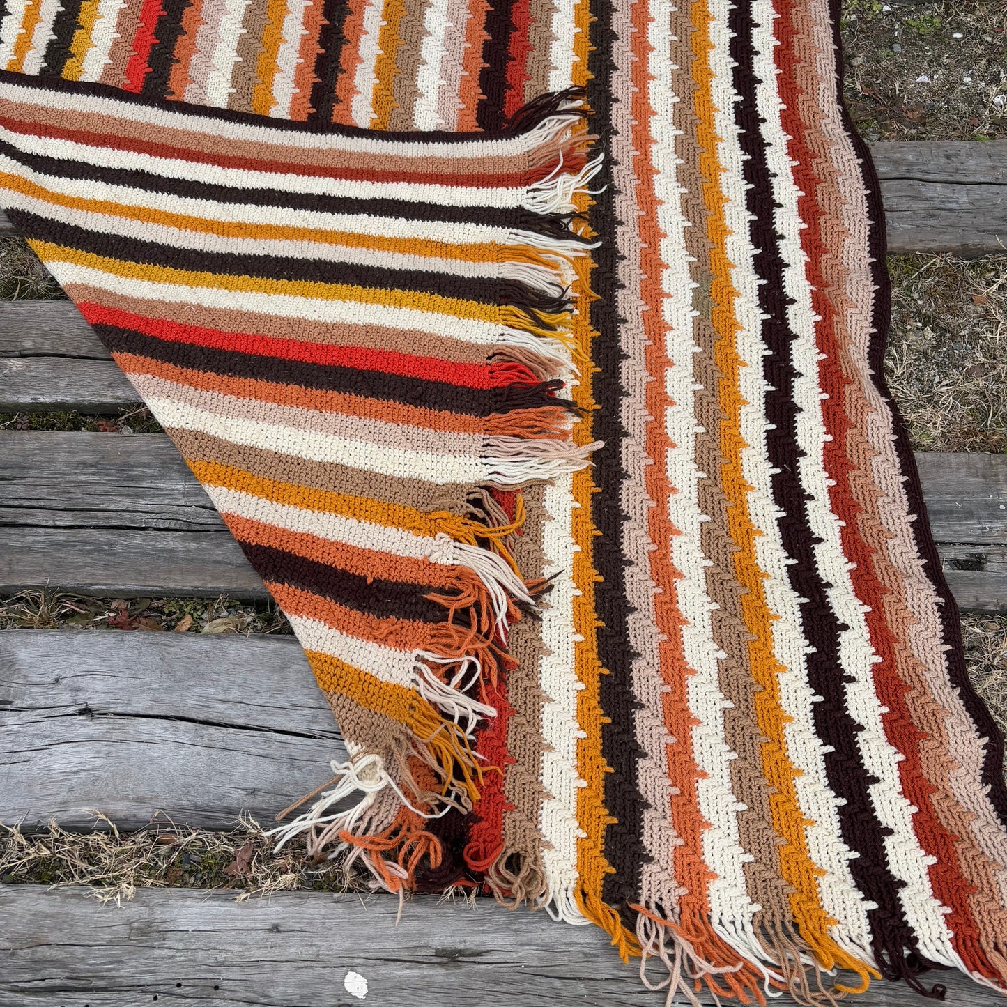 【USA vintage】granny blanket