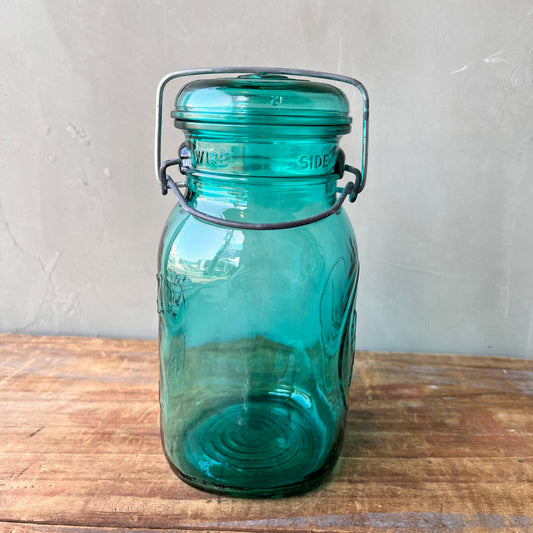 【USA vintage】Ball ワイヤーバンド メイソンジャー ブルー