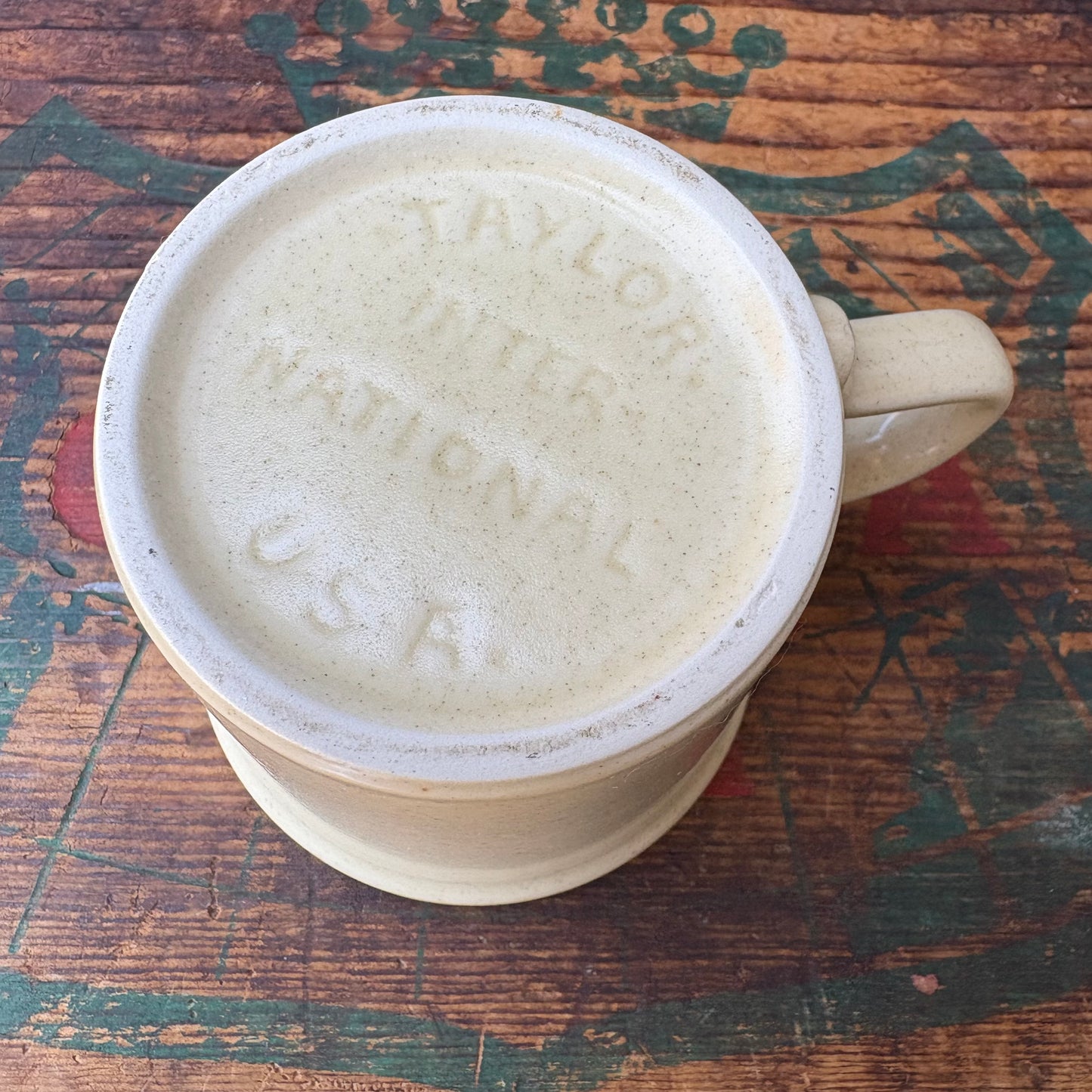 【1960s-1970s USA vintage】TAYLOR INTER NATIONAL U.S.A. mug