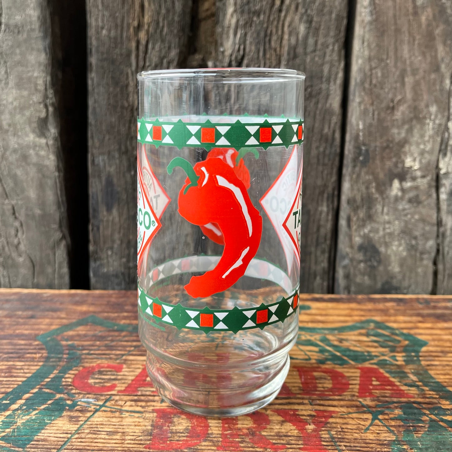 【USA vintage】TABASCO Glass