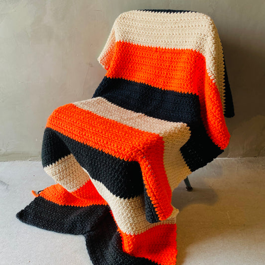 【1970s USA vintage】グラニーブランケット クロシェ ミニラグ