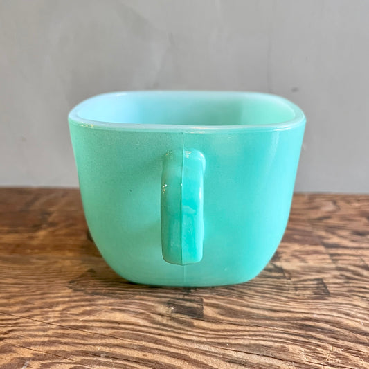 【USA vintage】Glasbake マグカップ GREEN