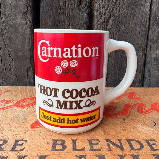 【1970s-1980s USA vintage】Carnation HOT COCOA MIX Mugcup