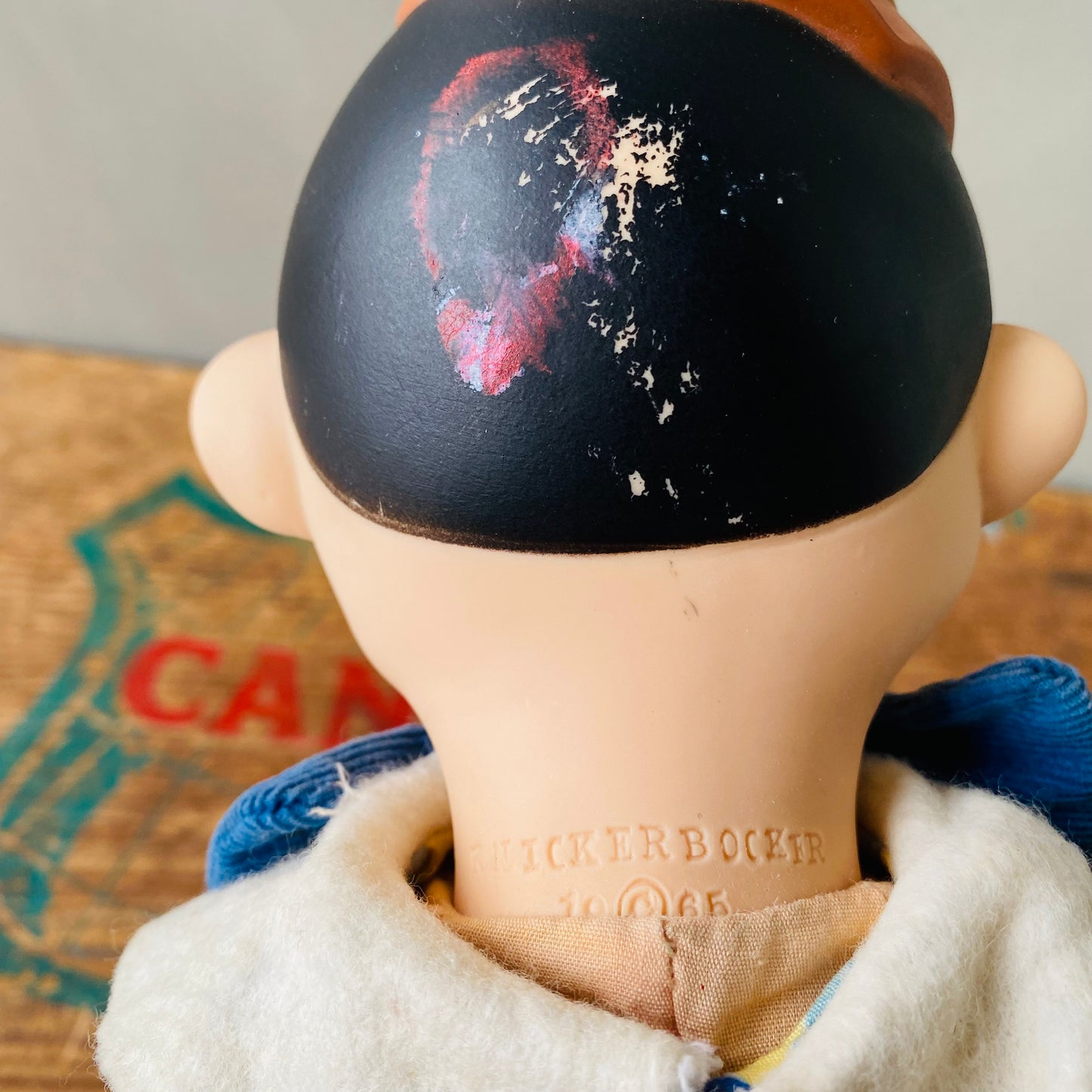 【1965 USA vintage】KNICKER BOCKER rubber face doll ピノキオ