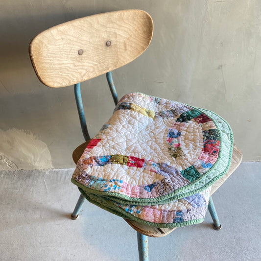 【USA vintage】patchwork quilting rug mat