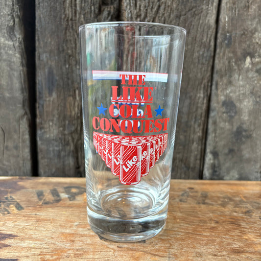 【1980s USA vintage】7up LIKE COLA glass