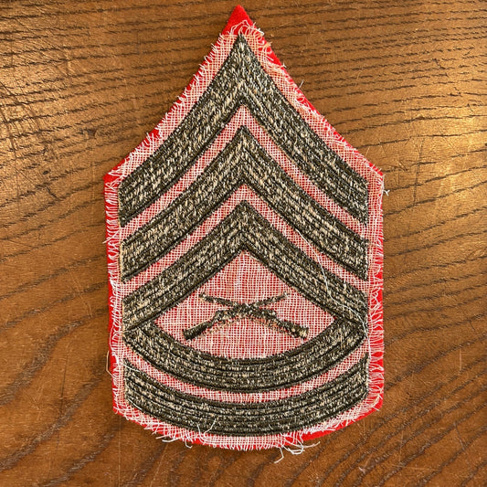 【USA vintage】ワッペン US Marines Gunner Sergeant