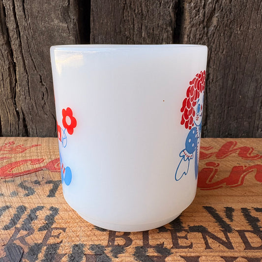 【USA vintage】GLASBAKE mug Raggedy Ann&Andy