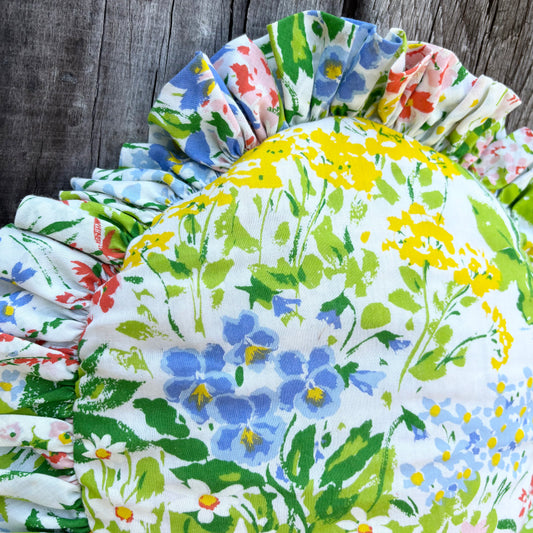 【USA vintage】handmade cushion