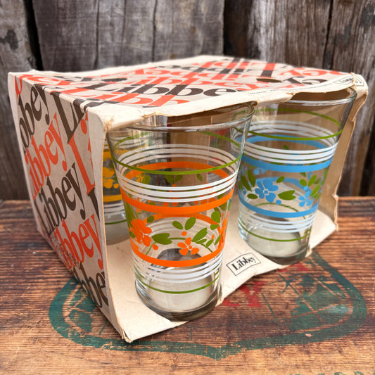 【1970s USA vintage】Libbey glass set