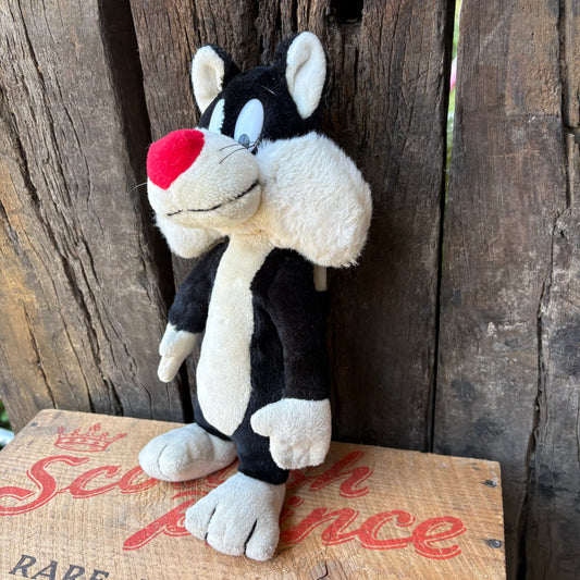 【1990s vintage】LOONEY TUNES Sylvester Plush Doll