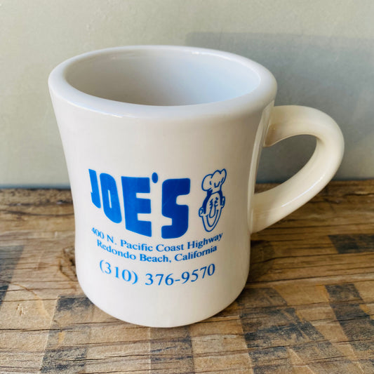 EAT AT JOE'S マグカップ ブルー