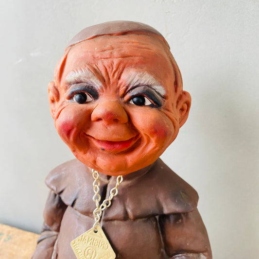 【1960s vintage】HEICO Bobble Head drunk monk