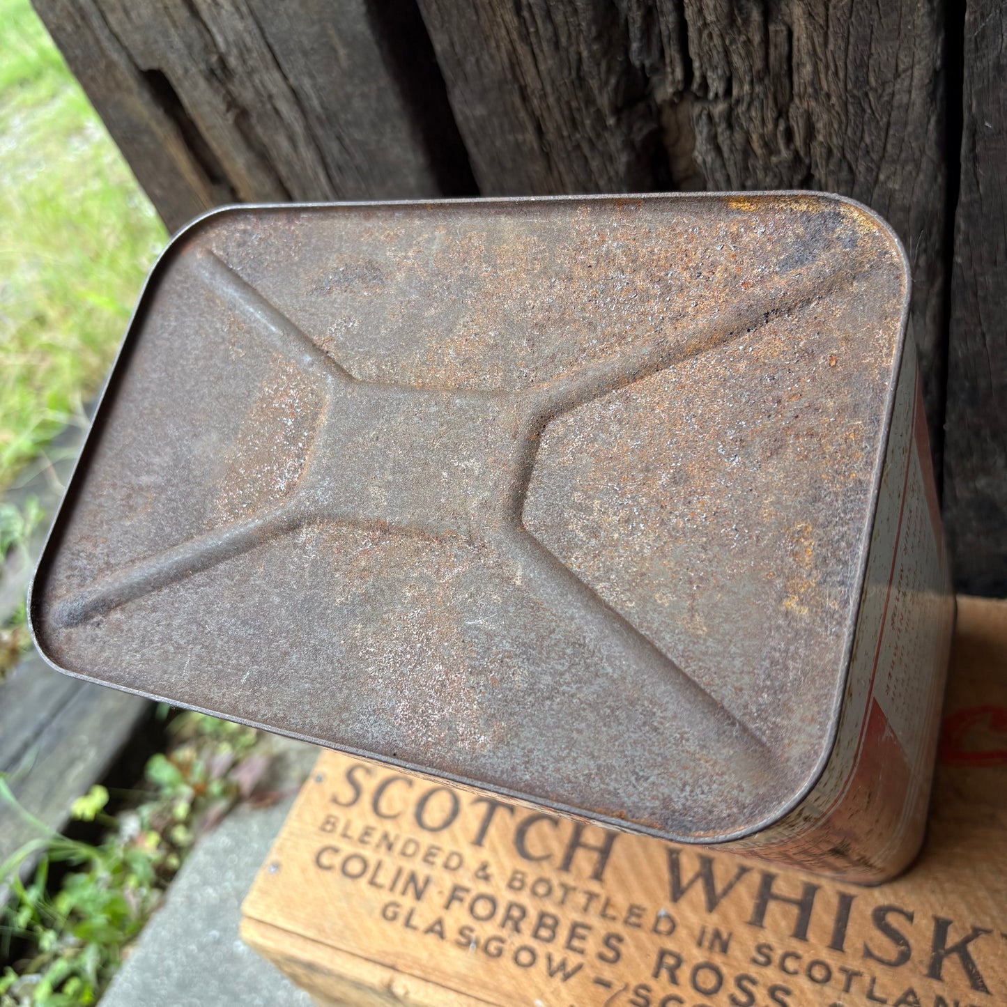 【USA vintage】Fleet Oil Co. CARGO MOTOR OIL Can